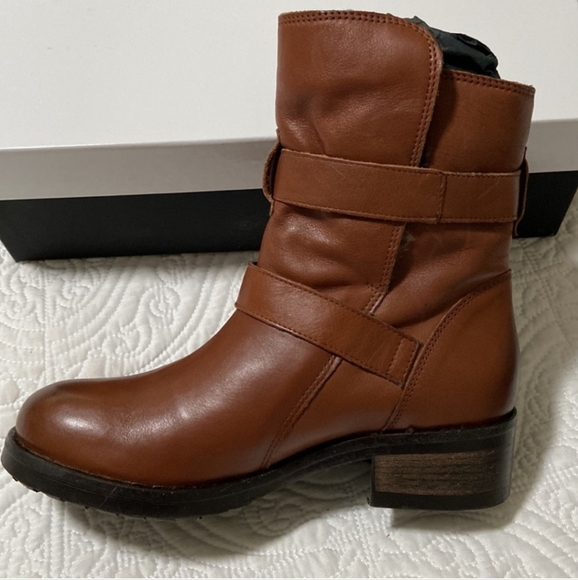 NEW Kurt Geiger London double strap biker boots - Picture 5 of 13